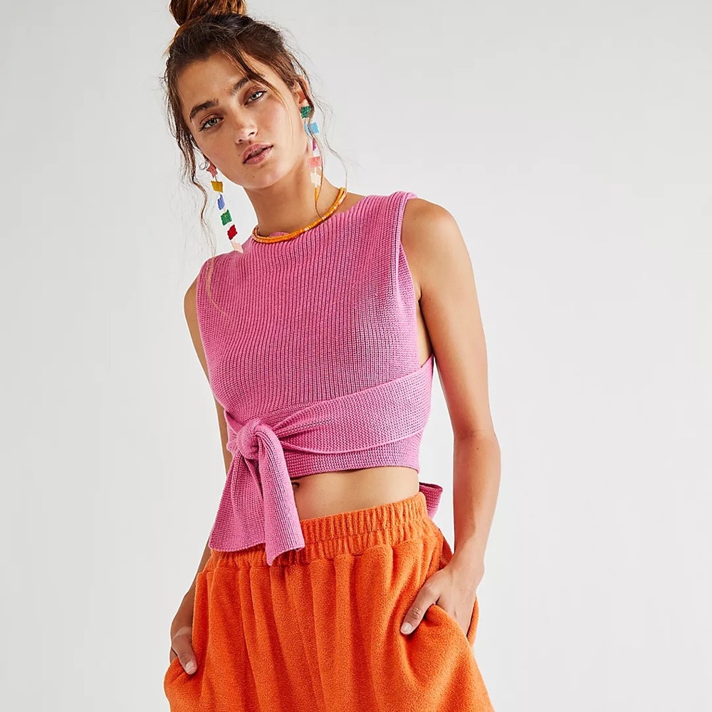 Free People Orchid Convertible Sweater Tank